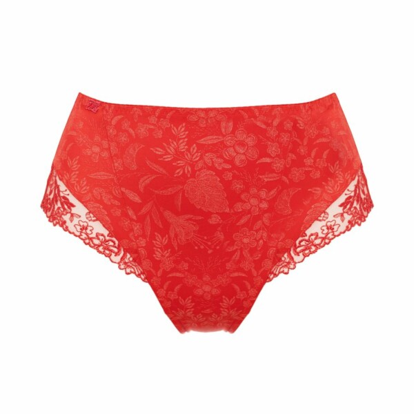 Ulla - Jasmin tailleslip klaproos rood