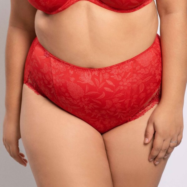 Ulla - Jasmin tailleslip klaproos rood - Afbeelding 2