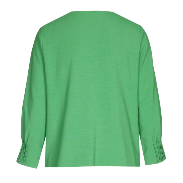 XandresGold - blouse in Ecovero viscose - irish green - Afbeelding 2