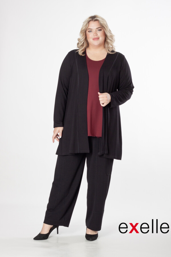 Exelle - cardigan Veerle zwart