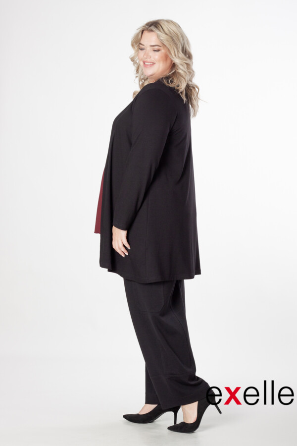 Exelle - cardigan Veerle zwart - Afbeelding 4