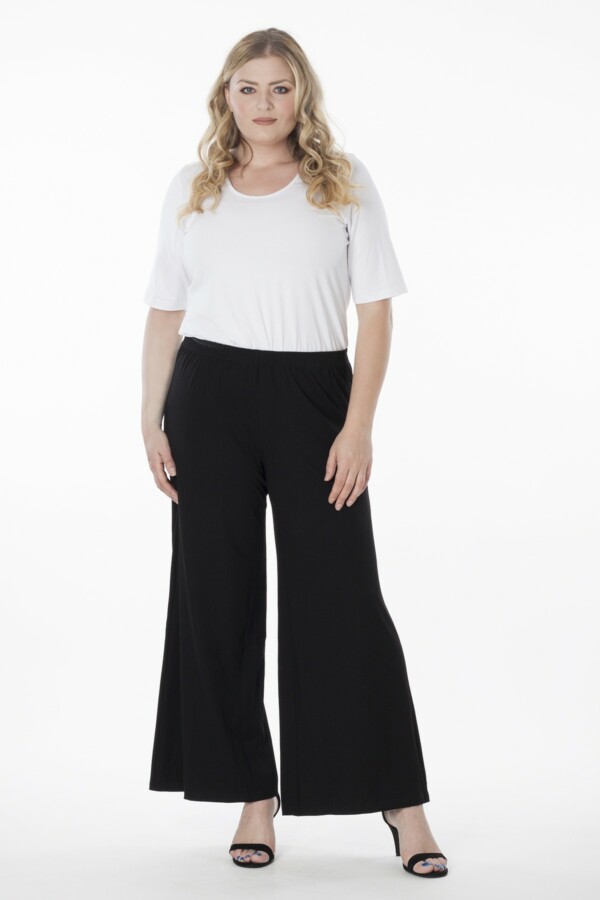 Exelle - wijde broek zwart