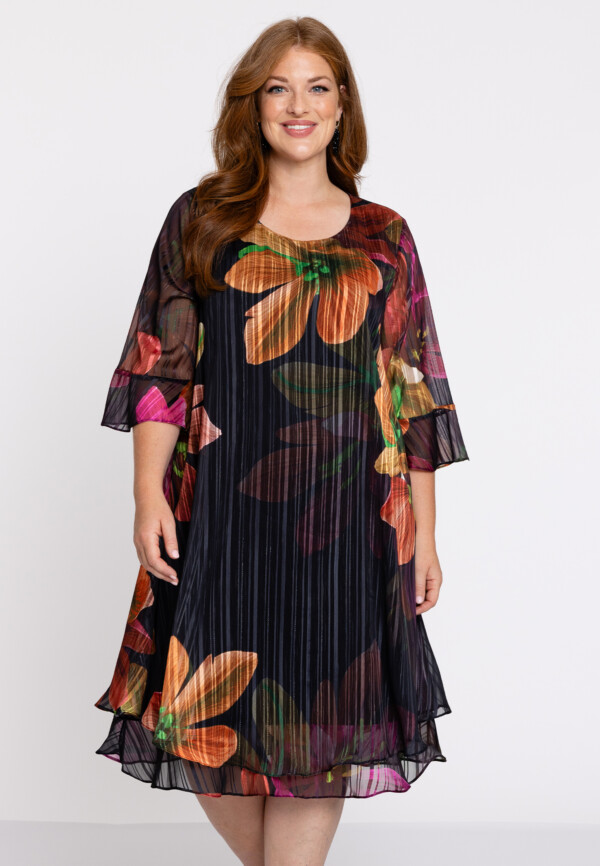 Yoek - jurk Floria lurex