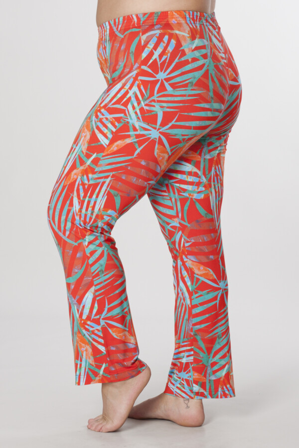 Alice & Jann - pyamabroek- red tropical flower - Afbeelding 2