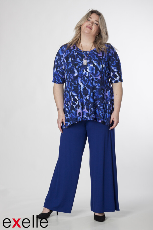 Exelle - tuniek - SASKATO - blue animal skin