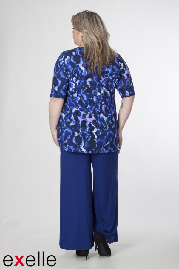 Exelle - wijde broek - BUTO - true blue - Afbeelding 4