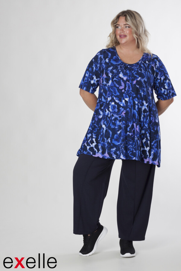 Exelle - tuniek - TRONIKA - blue animal skin