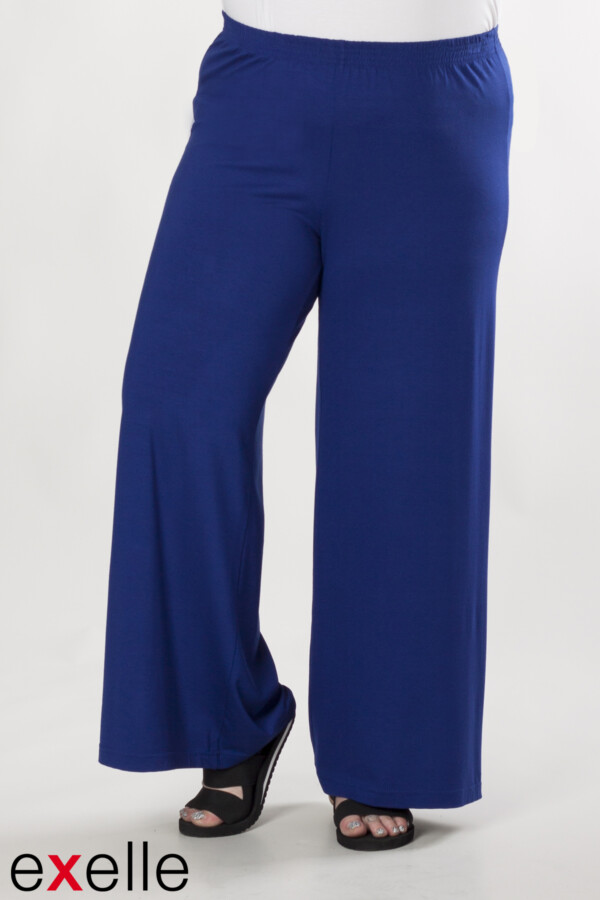 Exelle - wijde broek - BUTO - true blue