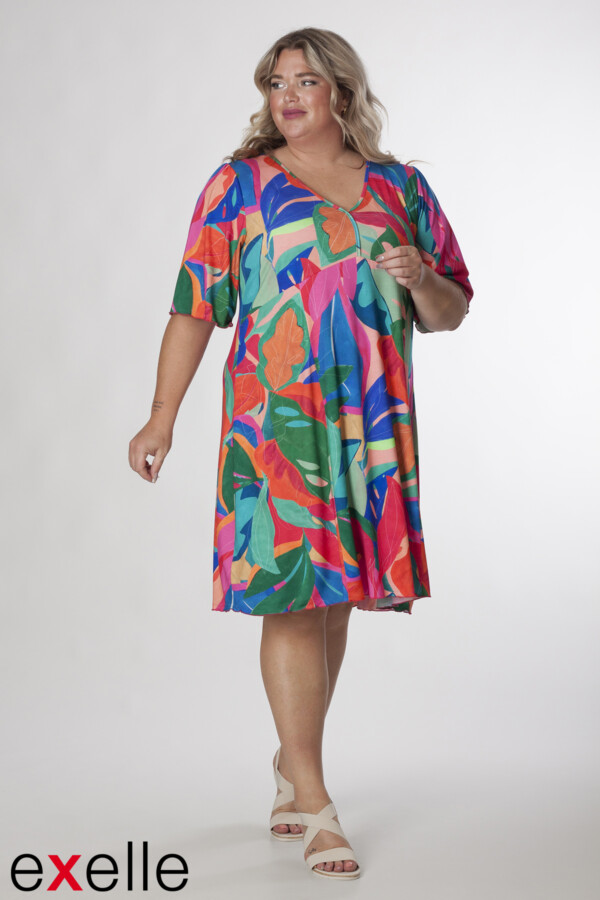 Exelle - jurk - TANYA - colorful tropics - Afbeelding 4
