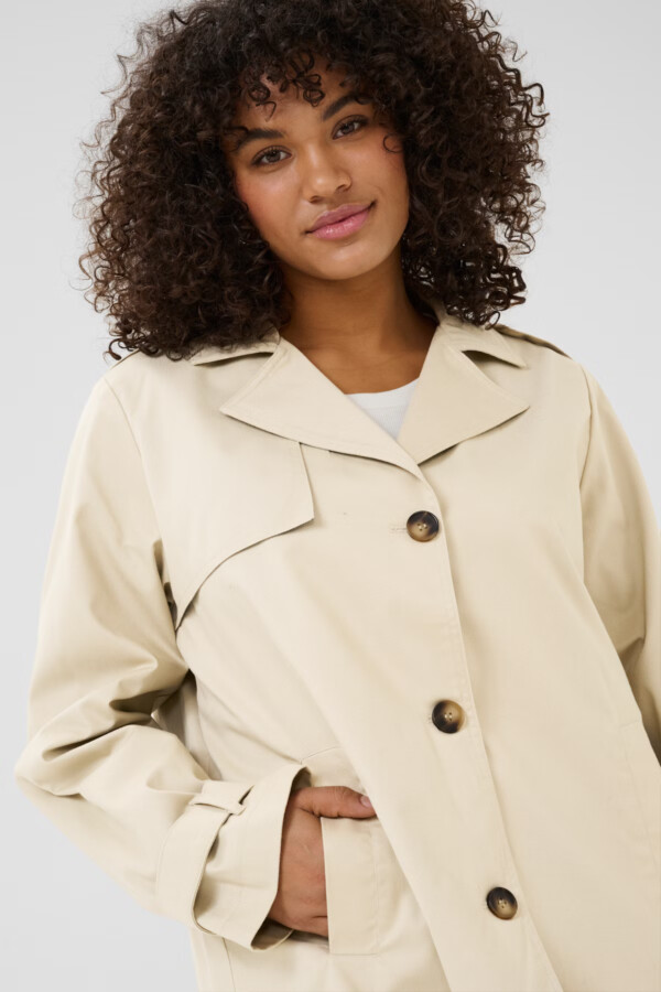 Kaffe Curve - Tricia korte trenchcoat - Afbeelding 6