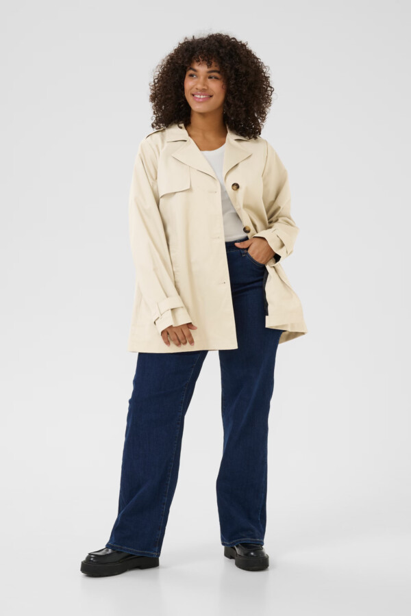 Kaffe Curve - Tricia korte trenchcoat - Afbeelding 2