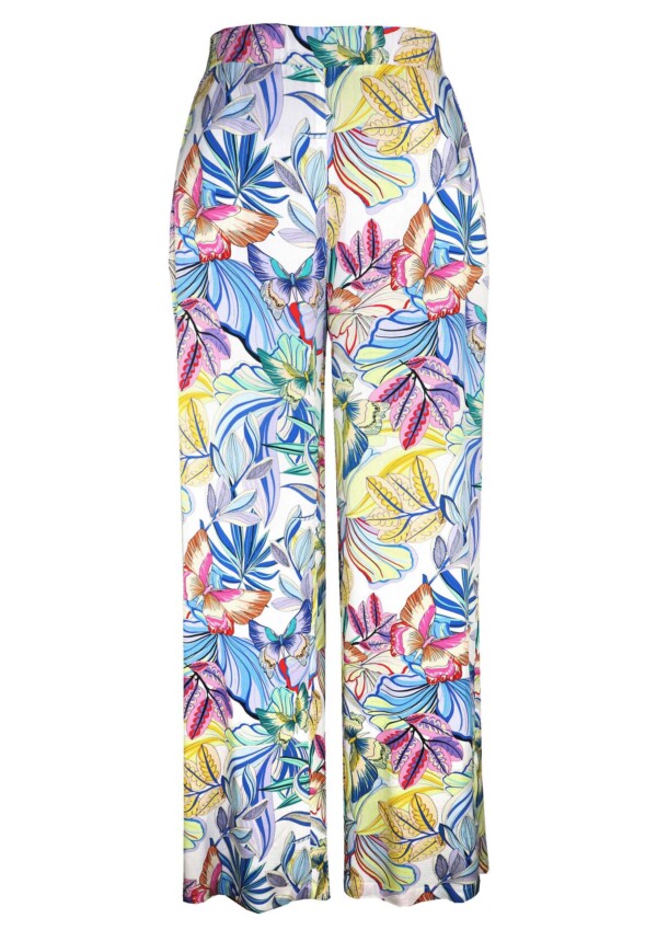 Adelina - broek Marlene 'blauwe print'