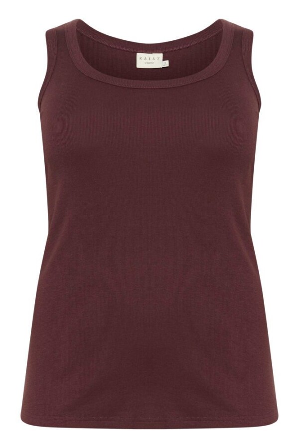 Kaffe Curve - Carina Tank top - fudge
