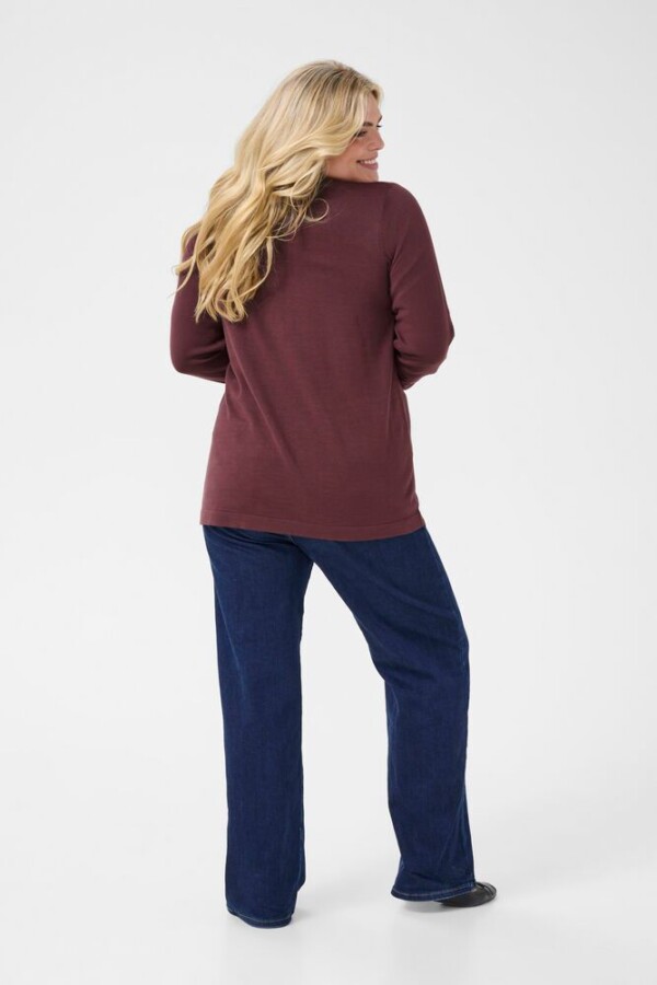 Kaffe Curve - Farsia cardigan - fudge - Afbeelding 3
