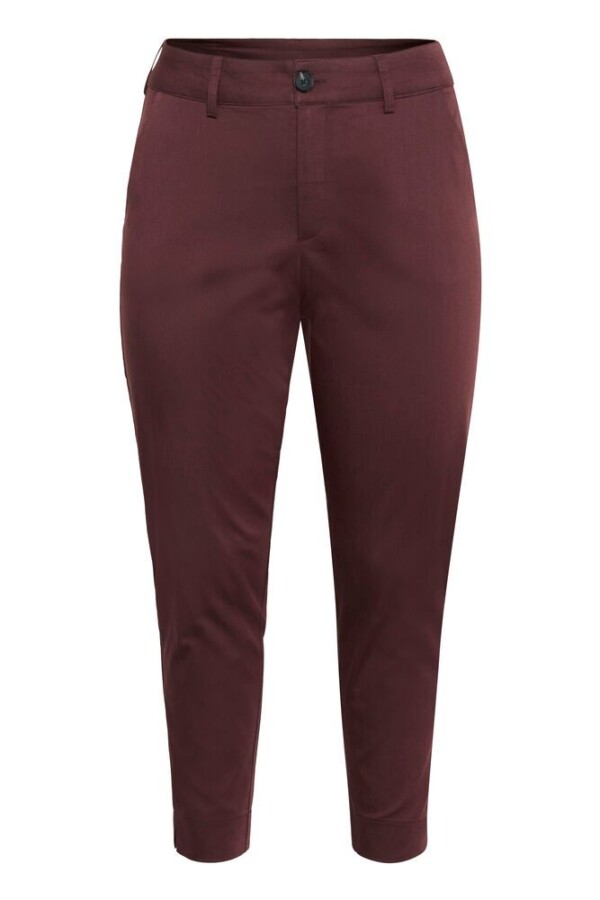 Kaffe Curve - Leana chino 7/8 pants - fudge