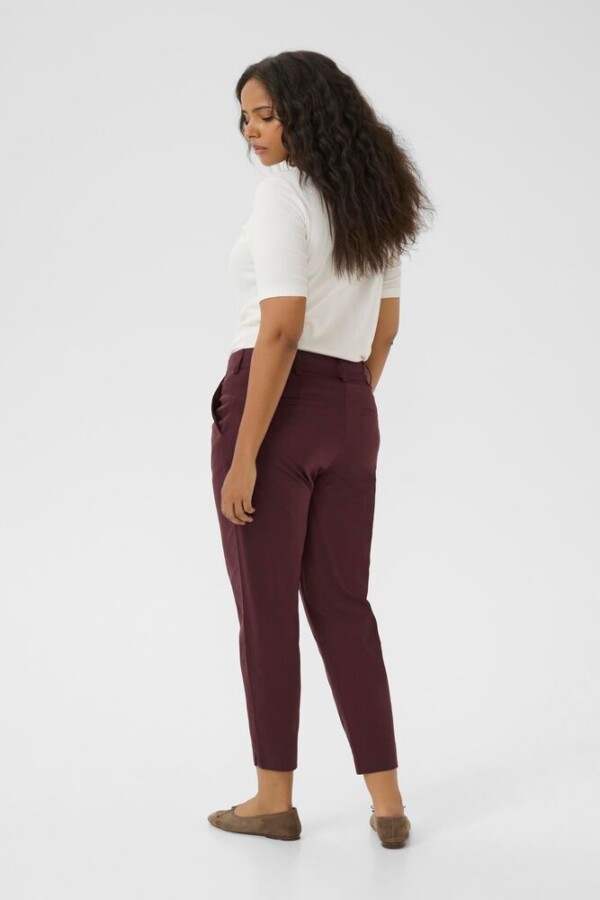 Kaffe Curve - Leana chino 7/8 pants - fudge - Afbeelding 3