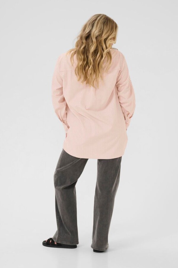 Kaffe Curve - Victa shirt - lotus stripe - Afbeelding 2