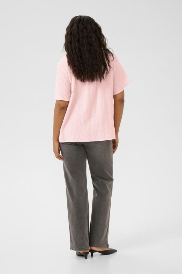Kaffe Curve - lisana blouse - lotus pink - Afbeelding 3