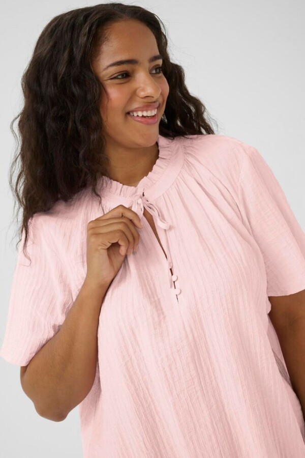 Kaffe Curve - lisana blouse - lotus pink - Afbeelding 2