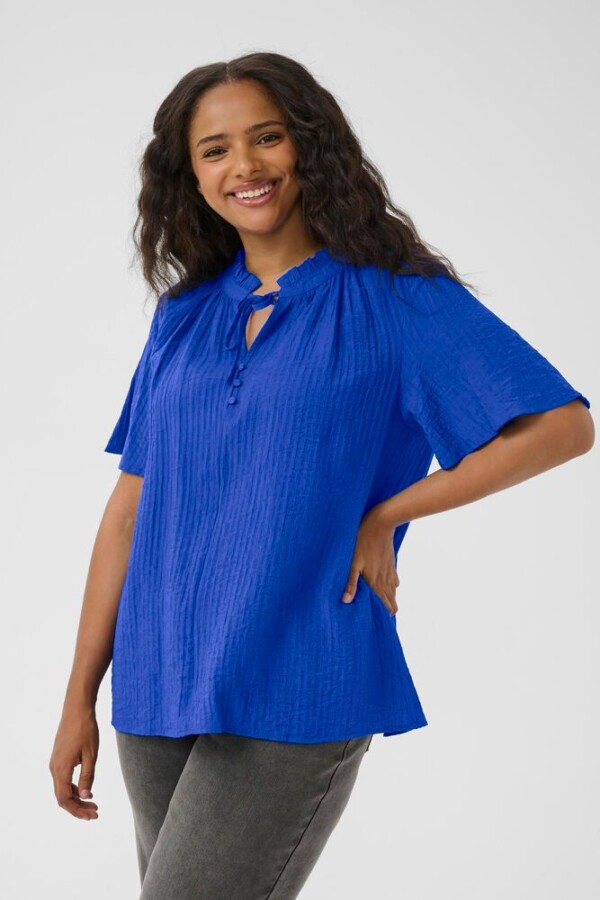 Kaffe Curve - lisana blouse - surf the web - Afbeelding 3