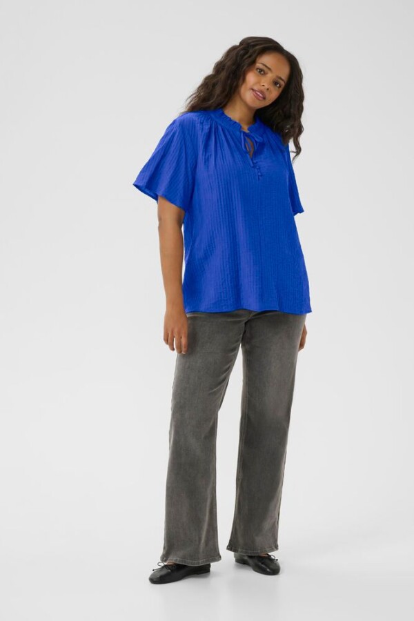 Kaffe Curve - lisana blouse - surf the web - Afbeelding 4