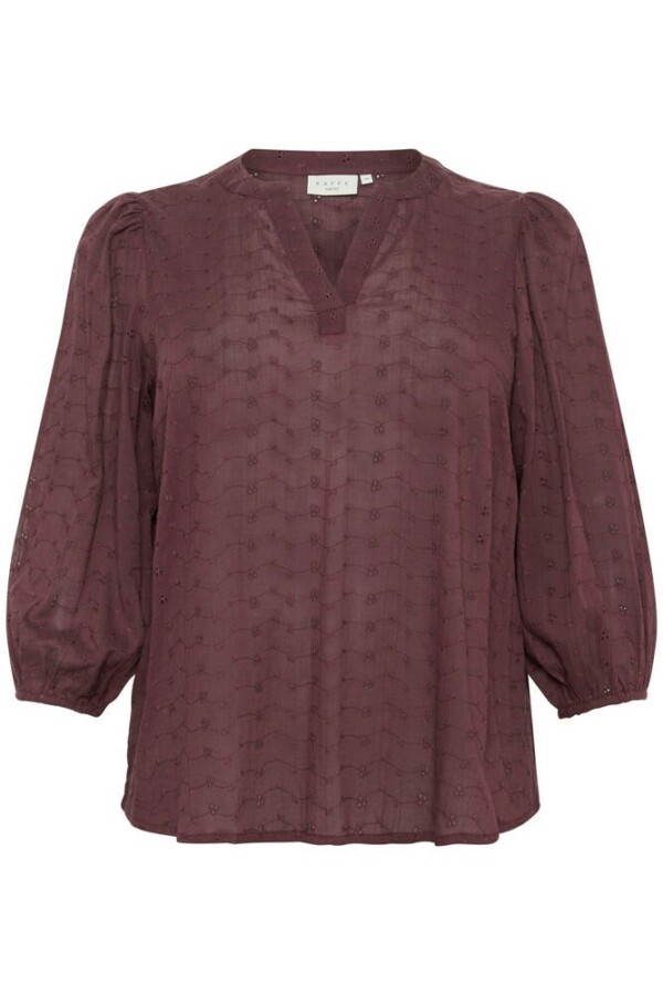 Kaffe Curve - Maia blouse - fudge