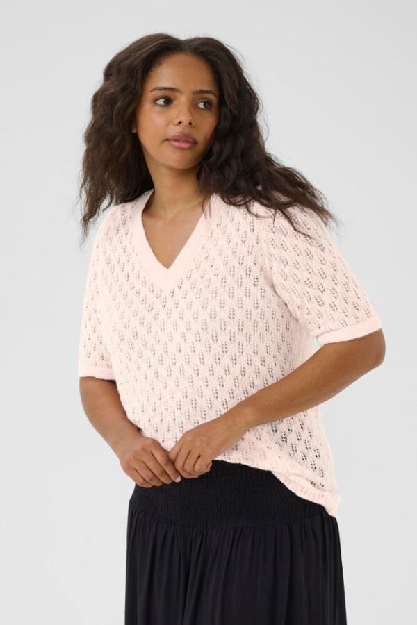 Kaffe Curve - Loura pullover - lotus pink - Afbeelding 5