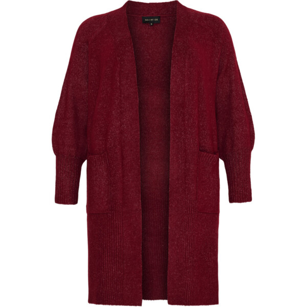 NO1 by Ox - Long cardigan - syrah red